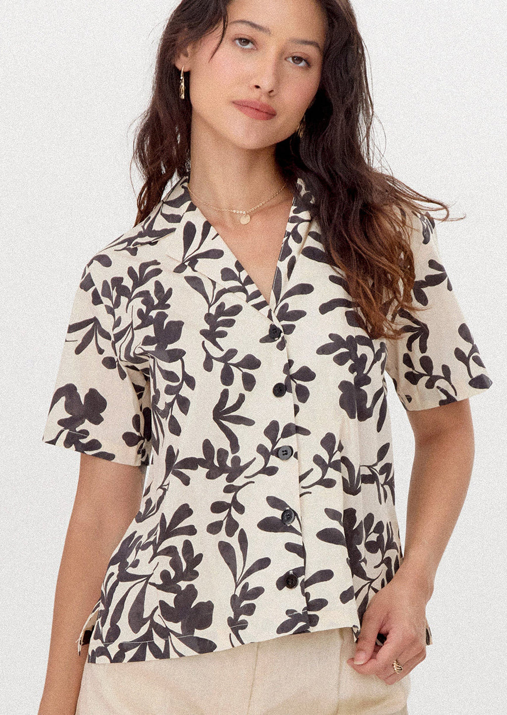 Wild Flora Cotton Shirt