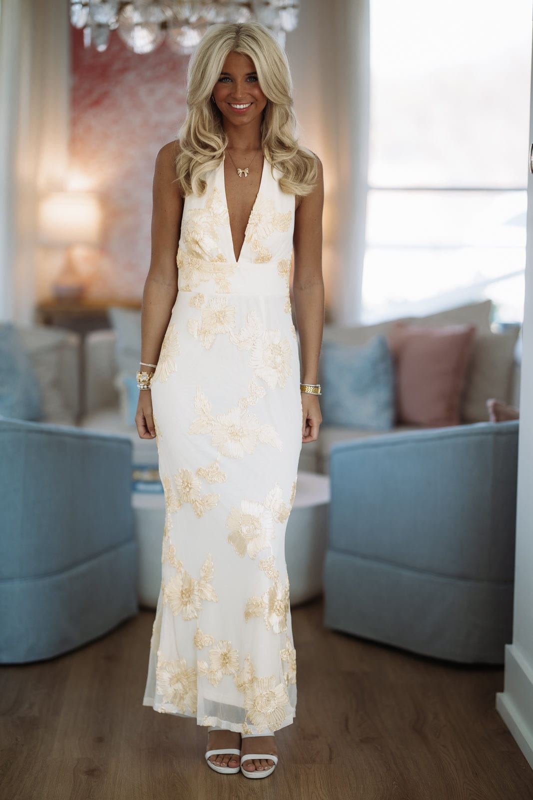 Even It Up Maxi Dress - Yellow