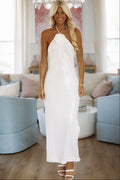 Rose Dream Maxi Dress - White