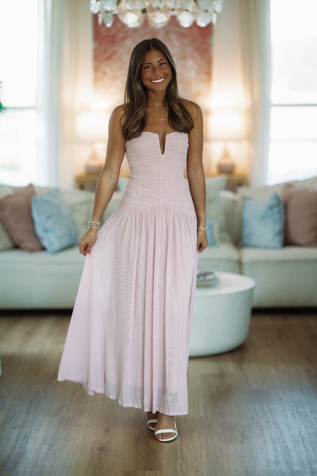 Forever Begins Maxi Dress - Pink