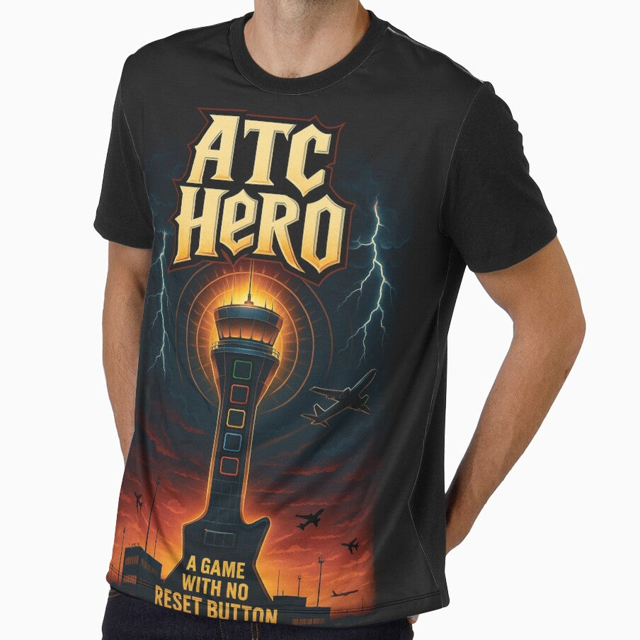 ATC Hero – Air Traffic Control x Guitar Hero Mashup by ATC HERO Unisex T-shirt, Sweatshirt, Hoodie, Long Sleeve Tee