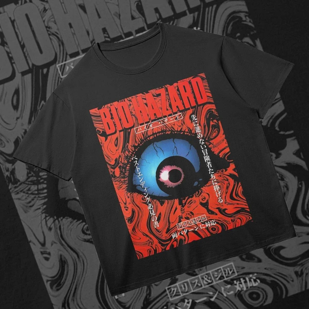 BIOHAZARD | Retro Horror Fan | Video Game Shirt Unisex Short Sleeve S-5XL Unisex T-shirt, Sweatshirt, Hoodie, Long Sleeve Tee