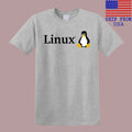 Linux System Computer Gaming Men's Grey Size S-5XL Unisex T-shirt, Sweatshirt, Hoodie, Long Sleeve Tee